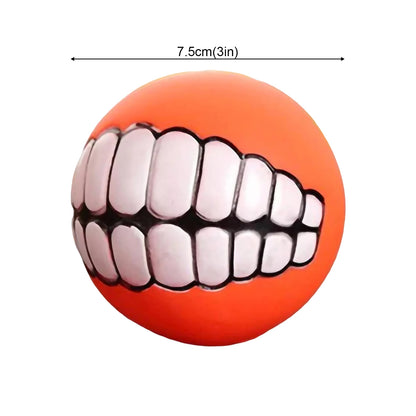 Rubber Dog Toys Squeaky Cleaning Tooth Dog cat Chew Toy Small Puppy Toys Ball Bite Resistant Pet Supplies Petshop Diameter