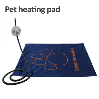 45×60cm Pet Electric Heating Pad Blanket Dog Cat Winter Warmer Pad Waterproof Adjustable Temperature Dog Mats US/UK/EU Plug