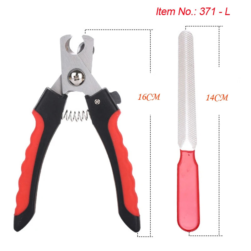 CDDMPET Pet Cat Dog Nail Clipper Cutter With Sickle Stainless Steel Grooming Scissors Clippers for Pet Claws Dog Supplies