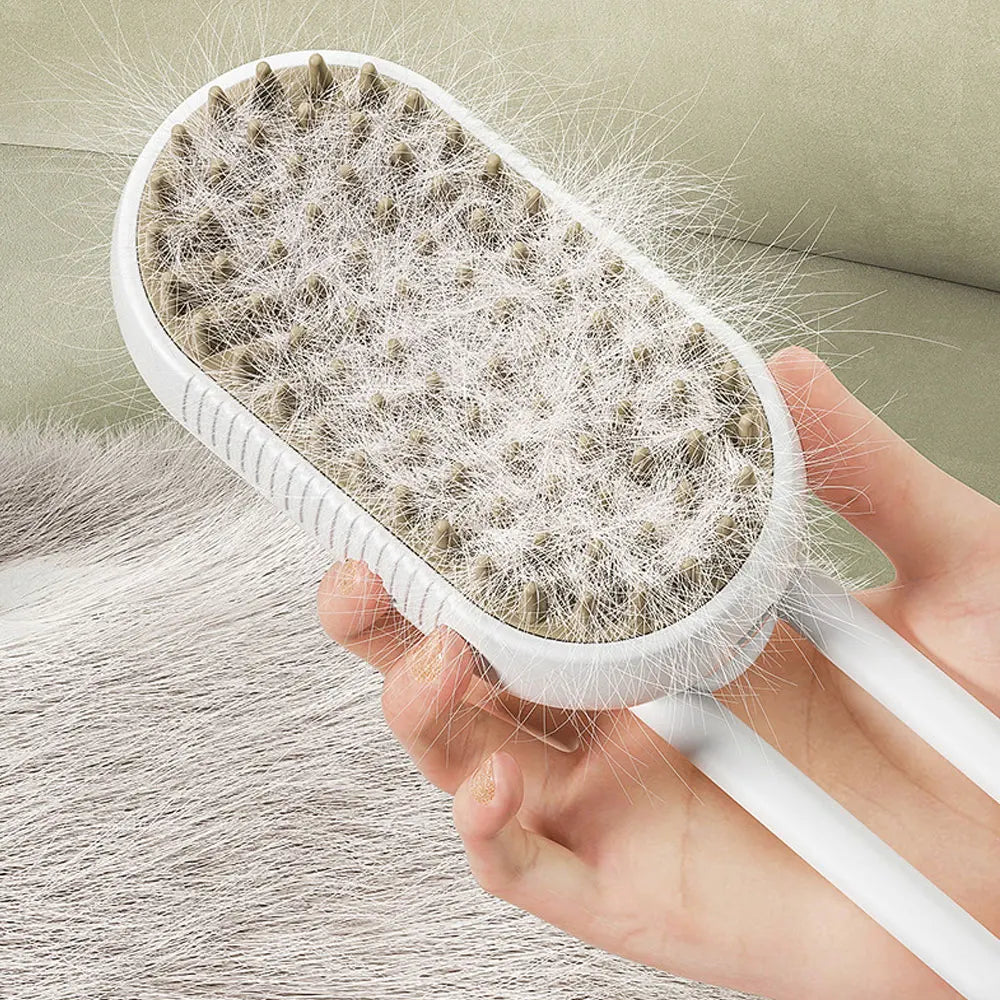 Cat Steam Brush Steamy Dog Brush 3 In 1 Electric Spray Cat Hair Brushes for Massage Pet Grooming Comb Hair Removal Combs